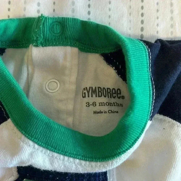 Gymboree - short sleeve onesie and joggers. Size 3 to 6  months - Picture 2 of 8